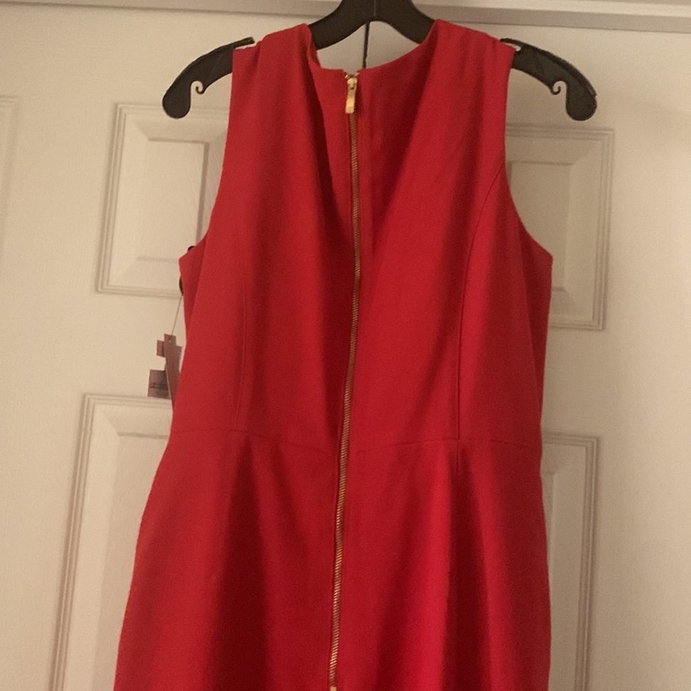 Real red Liz Claiborne dress - Picture 3 of 4